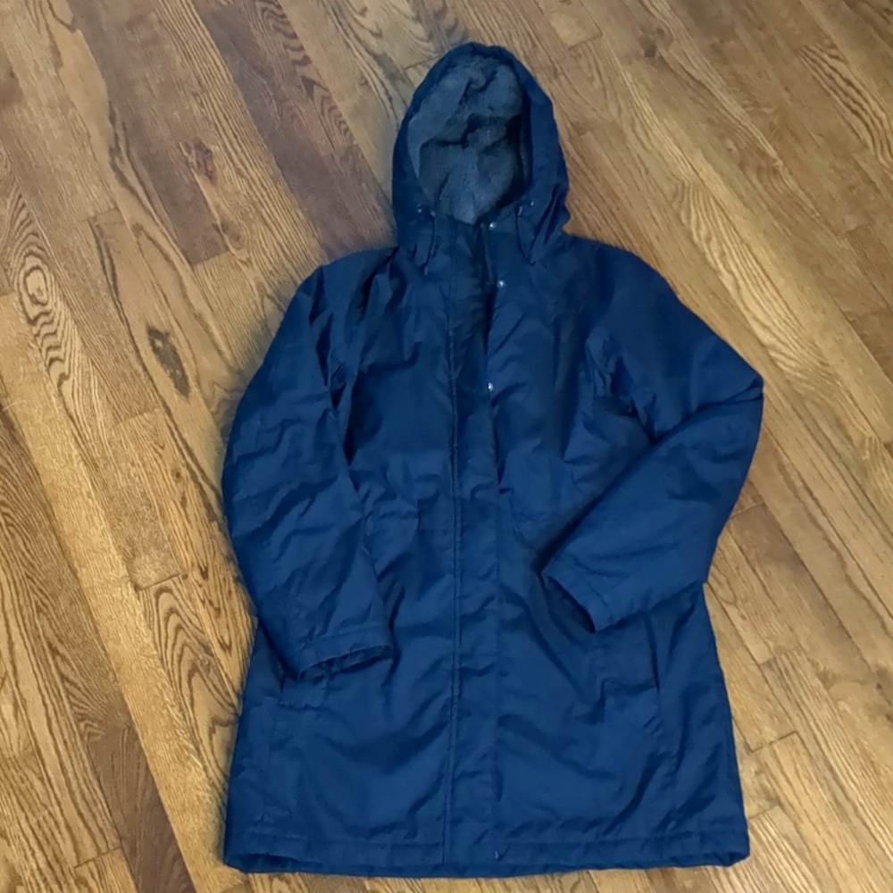 Black LL Bean Winter Warmer Coat